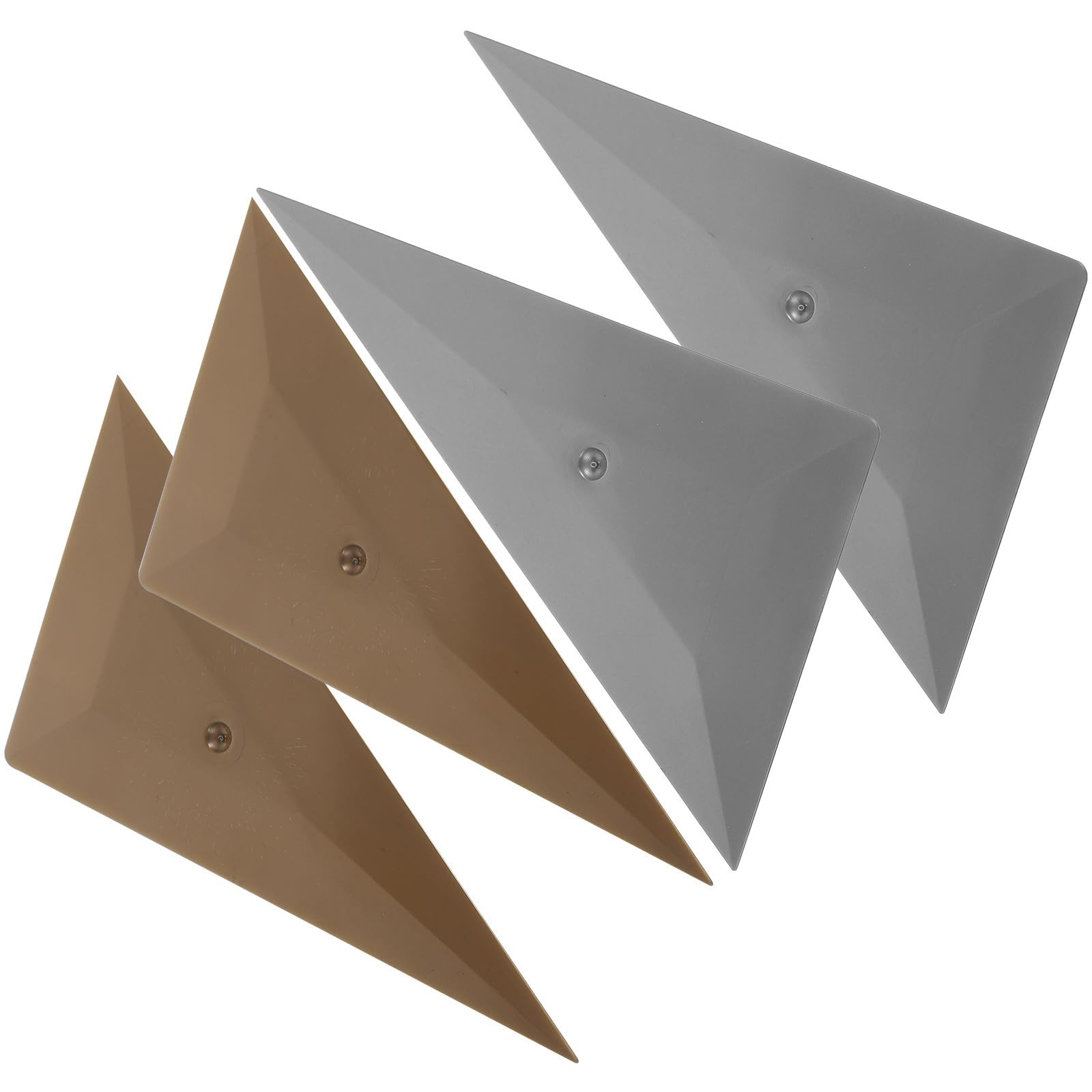 Raspadores Triangulares de Plástico para Película de Tinte de Coche 4piezas Mango Cómodo para Instalación y Recorte Preciso de Vinilos en Ventanas