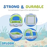 Splosh Inflatable Paddling Pool With Sun Shade - Square Swimming Pool With Canopy for Kids and Toddlers - 1.43m x 1.43m Outdoor Pool for Garden - Image 5