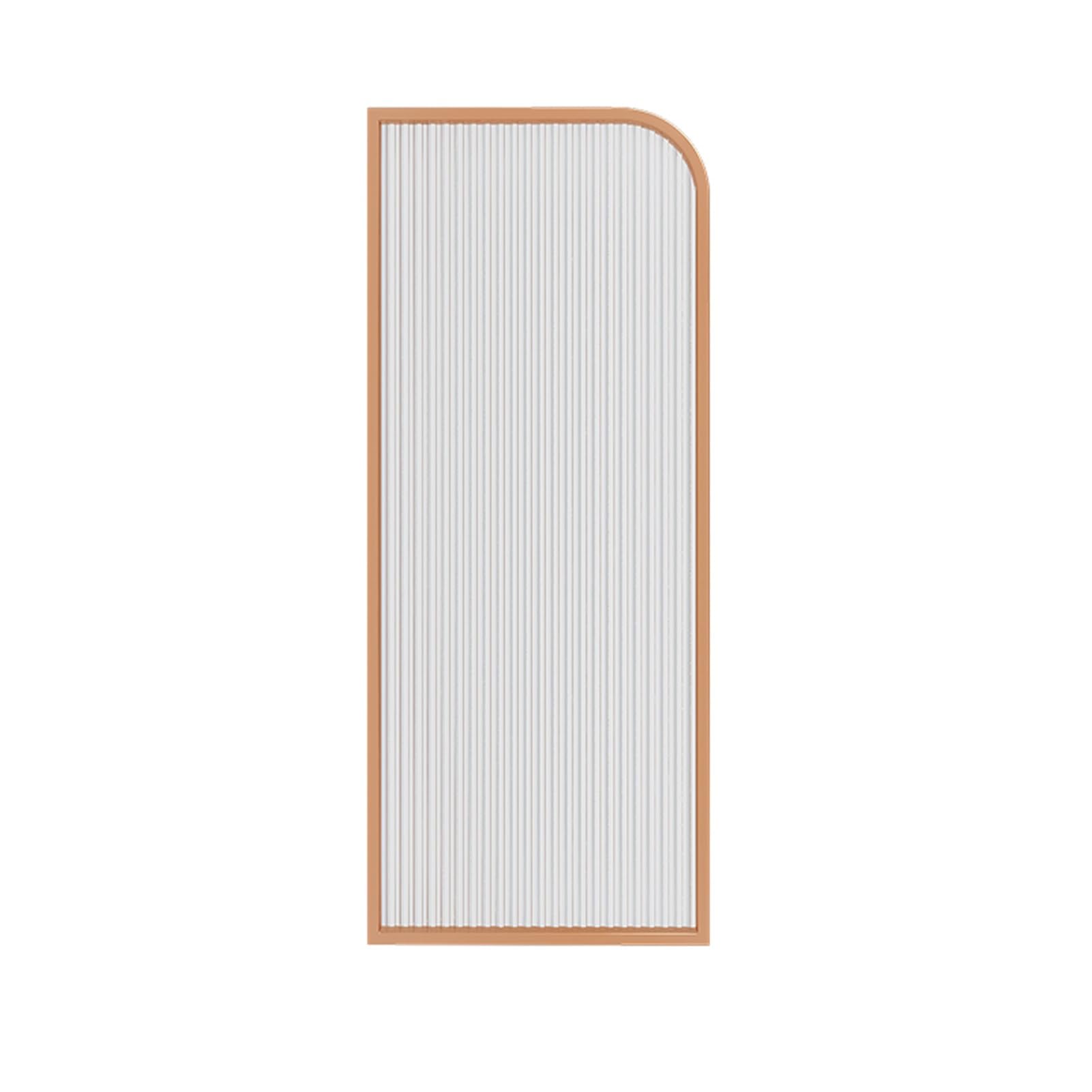 Pannello divisorio in Legno Impermeabile per orinatoi di asili Nido - Facile da installare e Pulire (Metallico, 40x100 cm)