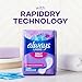 Always Daily Fresh Thin Liners, Regular Absorbency, Unscented Panty Liners, 162 Count