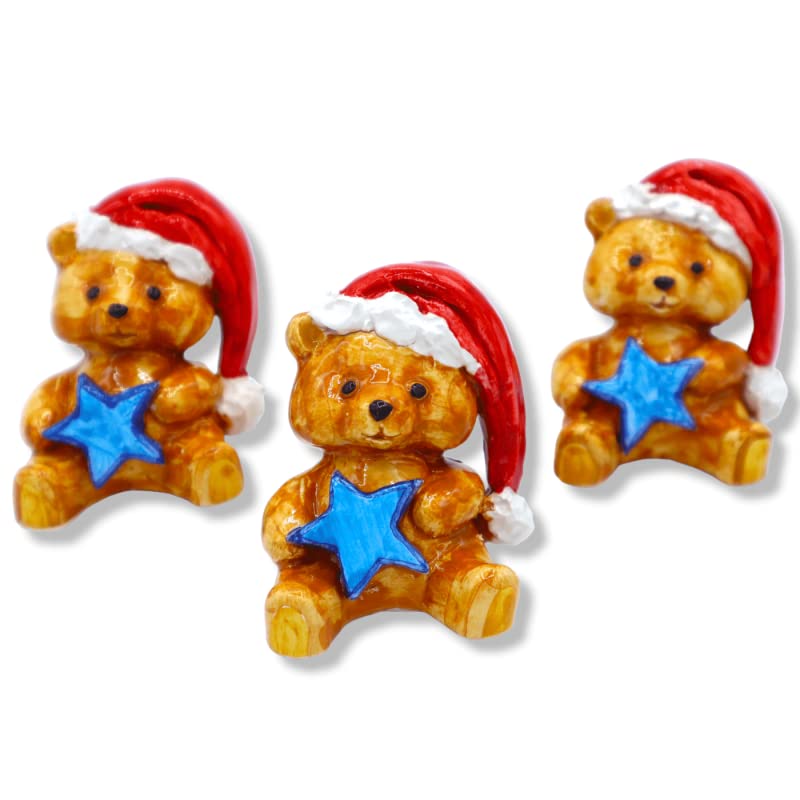 Ours en Peluche de Noël en Céramique Eviter Déco Plastique Table Fête
