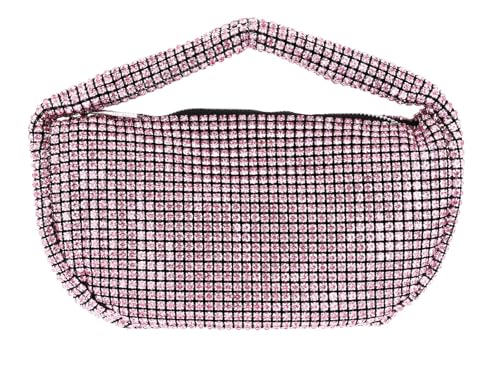 Sac hobo souple en cristal de taille moyenne Ted Baker raffinement rose