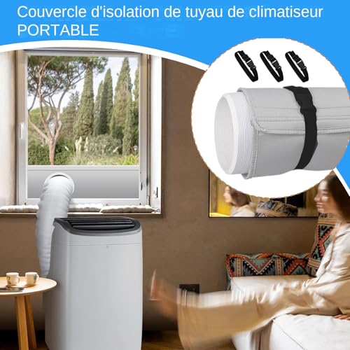 Isolation tuyau climatiseur portable protection ventilation