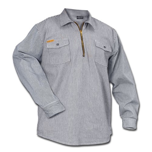 Long Sleeve 1/2 Zip Hickory Shirt - Regular