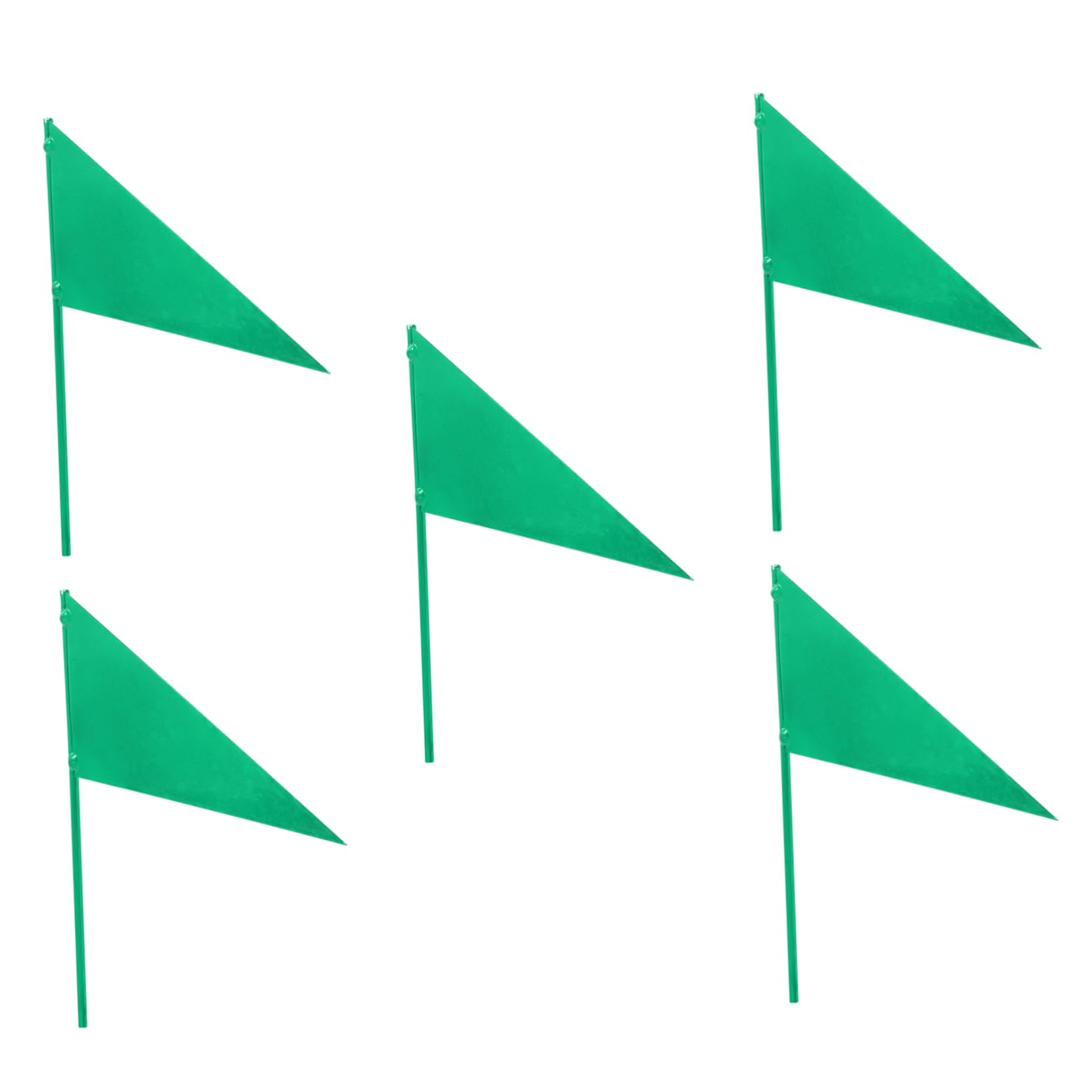 HEALEEP 5pcs Iron Corner Flags for Shot Put Marking Portable Training Accessories for Athletics Lightweight Multi-Functional Field Markers for Practice