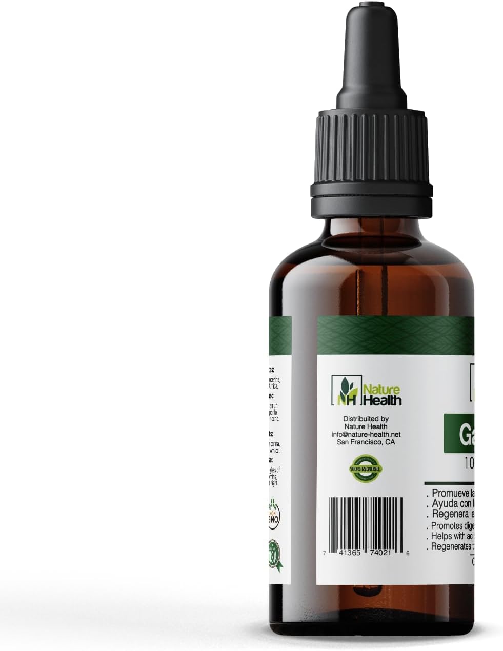 Gotas Gastritis Apoyo digestivo para la acidez estomacal, reflujo Acido e Indigestion (60 ml) (1)