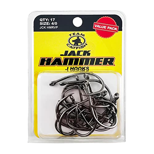 Team Catfish Jackhammer 4/0 J Hooks