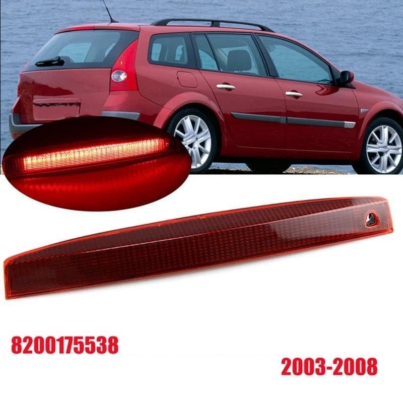 Feu stop surélevé Megane 2 résout panne contrôle technique 12V