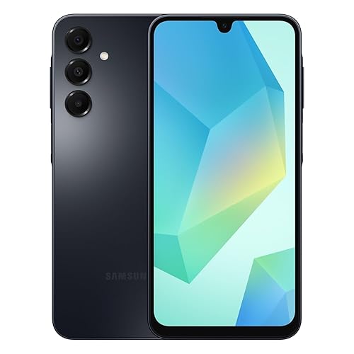 SAMSUNG Galaxy A16 4G (SM-A165M/DS), 128GB 6GB RAM, Dual SIM, Factory Unlocked GSM, International Version (25W Power Adapter Bundle) - (Black)