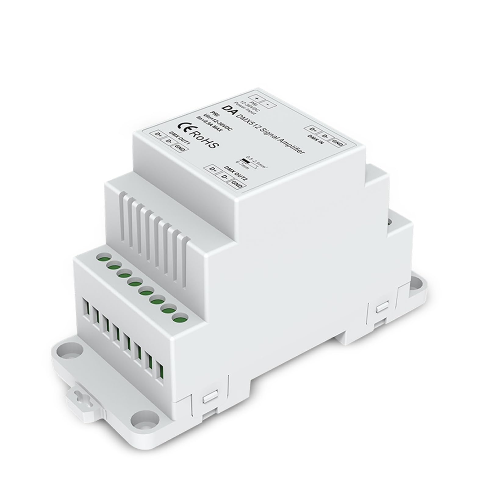 Amplificateur de signal LED sans perte de tension 1 entrée 2 sorties DC12V-24V