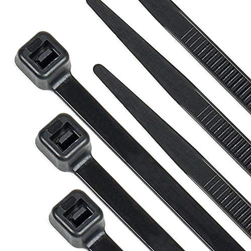 Beshine Kabelbinder 300mm x 7.6mm 100 Stück Premiumqualität Nylon UV-Beständig - Schwarz