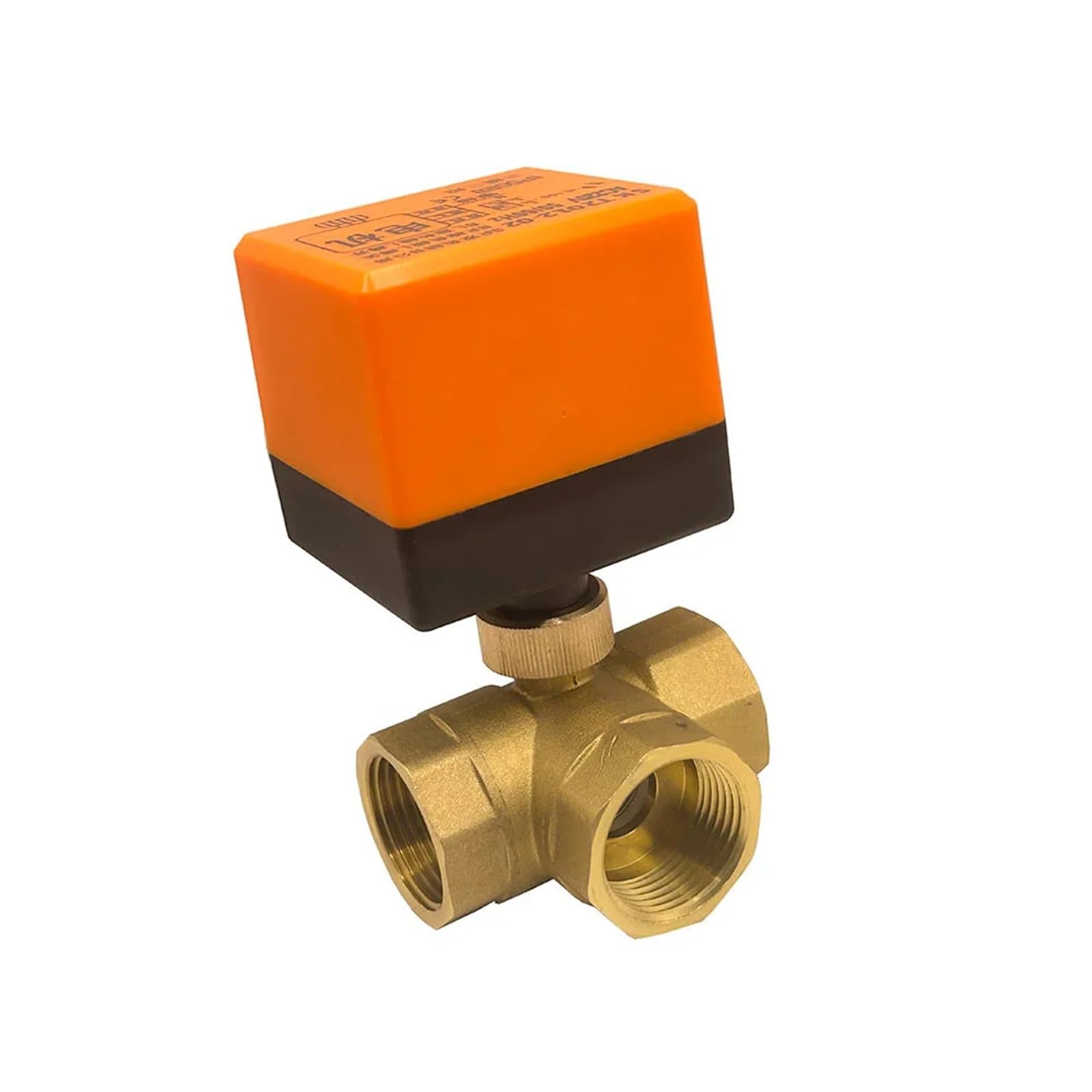 Vanne motorisée 3 voies L 24V en laiton 1/2 pouce pour chauffage et circuit eau