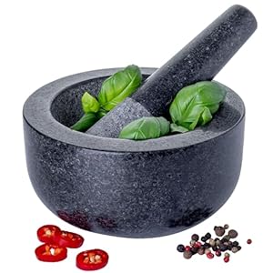 Homiu Granite Pestle and Mortar Set