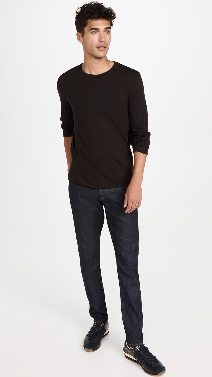 Anthony Thomas Melillo ATM Men's Slub Jersey Destroyed Long Sleeve Tee - Image 5