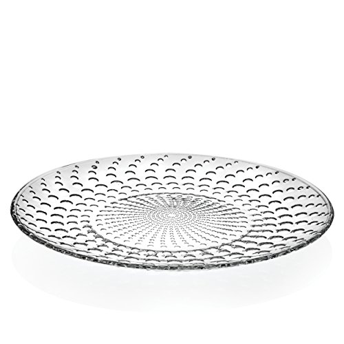 Lorenzo Import Galassia 4 Piece 10" Dinner Plates, Clear #TOP1