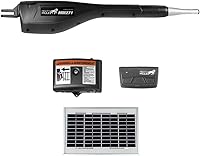 Vista 1 de Mighty Mule MM271 - Paquete solar, abridor de puerta simple ligero (panel solar de 5 W)