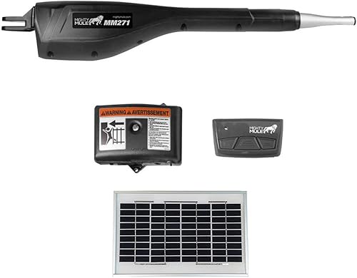Miniatura 7 de Mighty Mule MM271 - Paquete solar, abridor de puerta simple ligero (panel solar de 5 W)