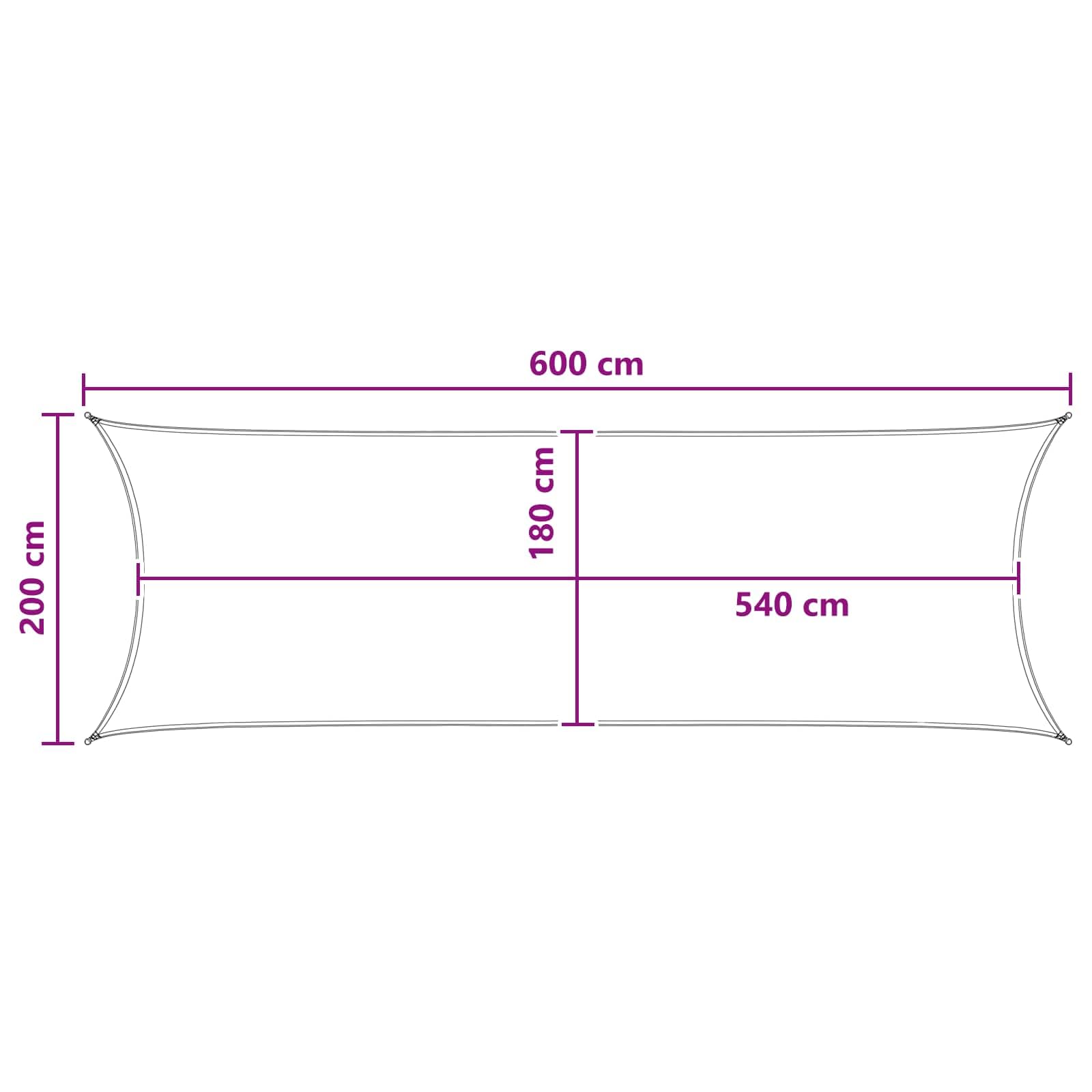 Telo Ombra Beige x m HDPE per Giardini, Terrazze e Balconi Protezione UV Resistente con Supporto in Acciaio per Esterni e Patio
