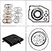 INGKAN 42RLE Transmission Master Rebuild Kit w/Friction Steel Plates Filter Fits for Dodge Charger 06-10/ Dakota 04-12, Jeep Wrangler 03-11, Mitsubishi Endeavor 04-11, Ram 1500 11-12 OE 42RLE