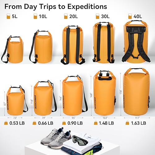 MARCHWAY Floating Waterproof Dry Bag