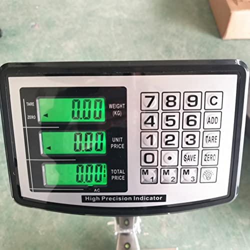 Báscula digital industrial plegable de 300kg con pantalla LCD miniatura 5