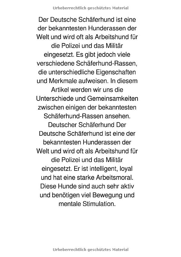 Der Schäferhund: Erziehung, Ernährung & Pflege