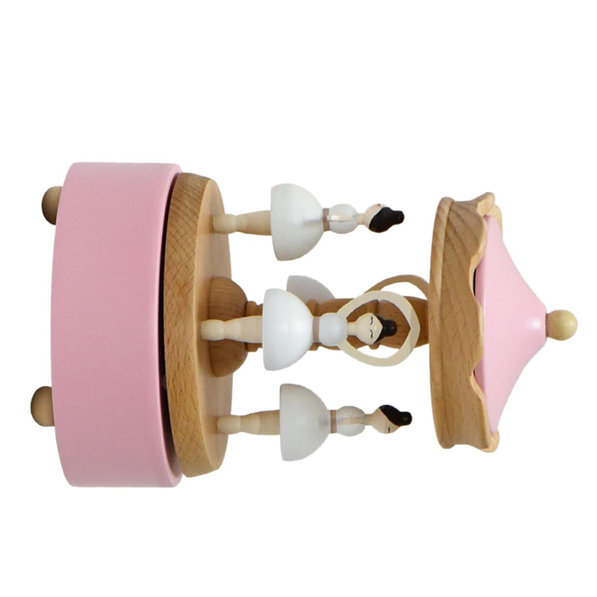 Caja de Música de Madera con Bailarina Giratoria Artesanal Elegante Regalo para Cumpleaños Aniversario y San Valentín para Niñas y Amantes del Ballet
