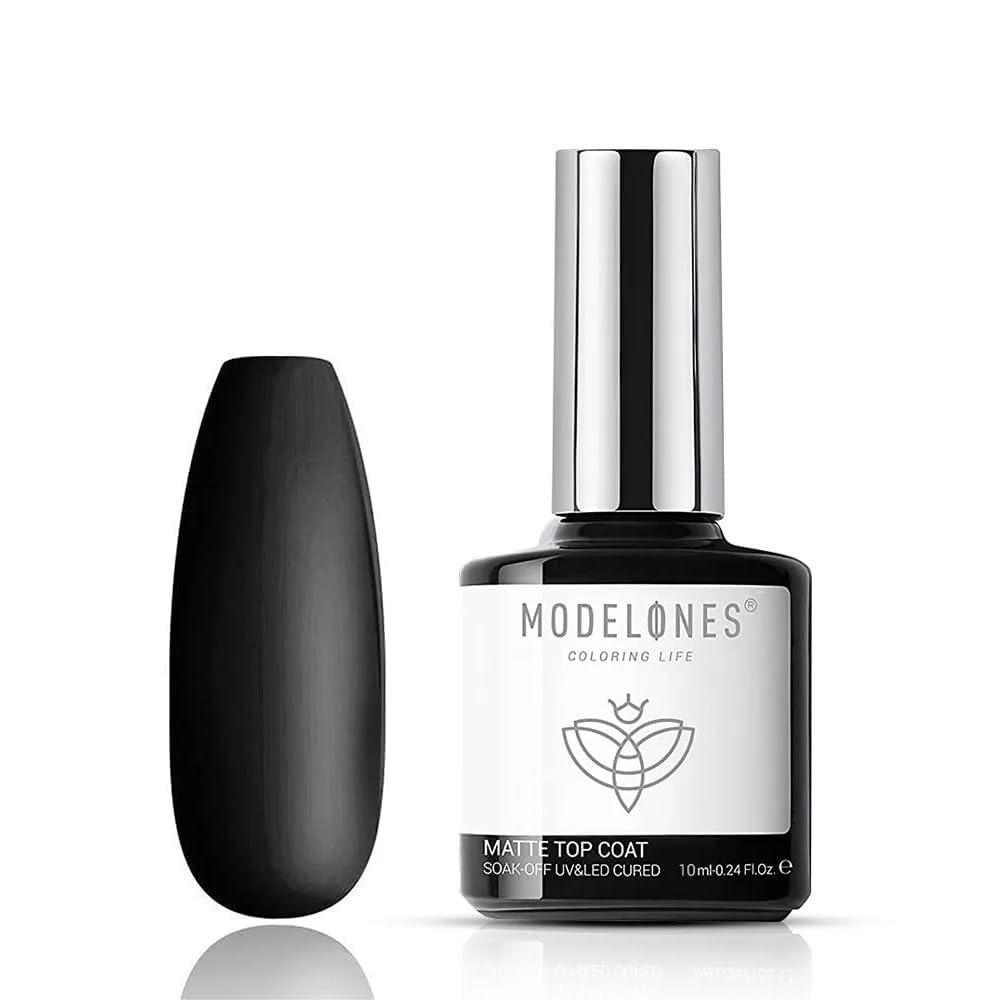modelones 10ml Matte Top Coat Gel Nail Polish from BELLE GAGA Spring UV Gelpolish Soak Off Nail Art Design Kit Manicure at Home DIY Gifts for Women Girls-image-47