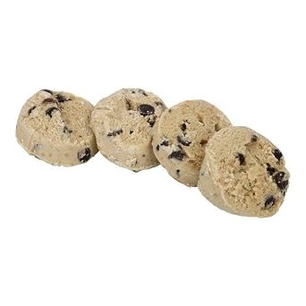 Otis Spunkmeyer Gourmet Chocolate Chip Cookie Dough Bulk (Pack of 4) 5-Pound Bags - Ready to Bake Dough for Food Service, Fundraisers & Large Events