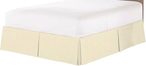 jenylinen atractivo Split esquina cama faldapolvo Ruffle 550hilos Solid de todo color con 15 pulgadas de descenso longitud hipoalergénico todos