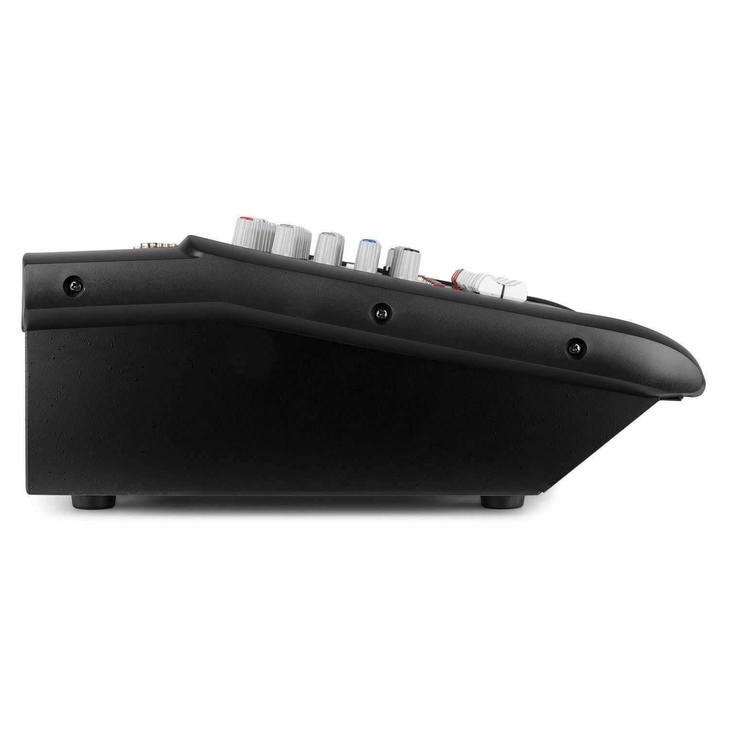 VONYX AM8A Mixer 8 Canali con Amplificatore da 1000 Watt Integrato, Bluetooth, MP3/USB/SD, 16 Effetti Digitali, Ingresso RCA, Audio Professionale, DJ, Discoteca