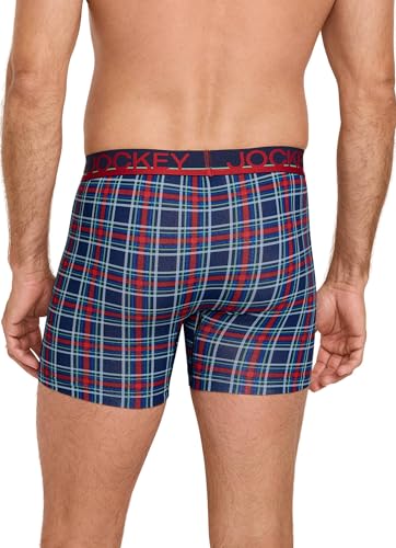 Image of Jockey Men's Underwear True Style 6 inch Boxer Brief - 3 Pack