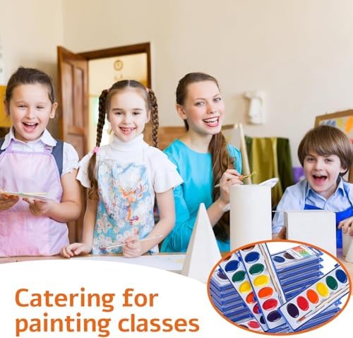 VEESA Washable Watercolorsfor Kids, 5 Pack, 8 Colors with Paint Brush - 4