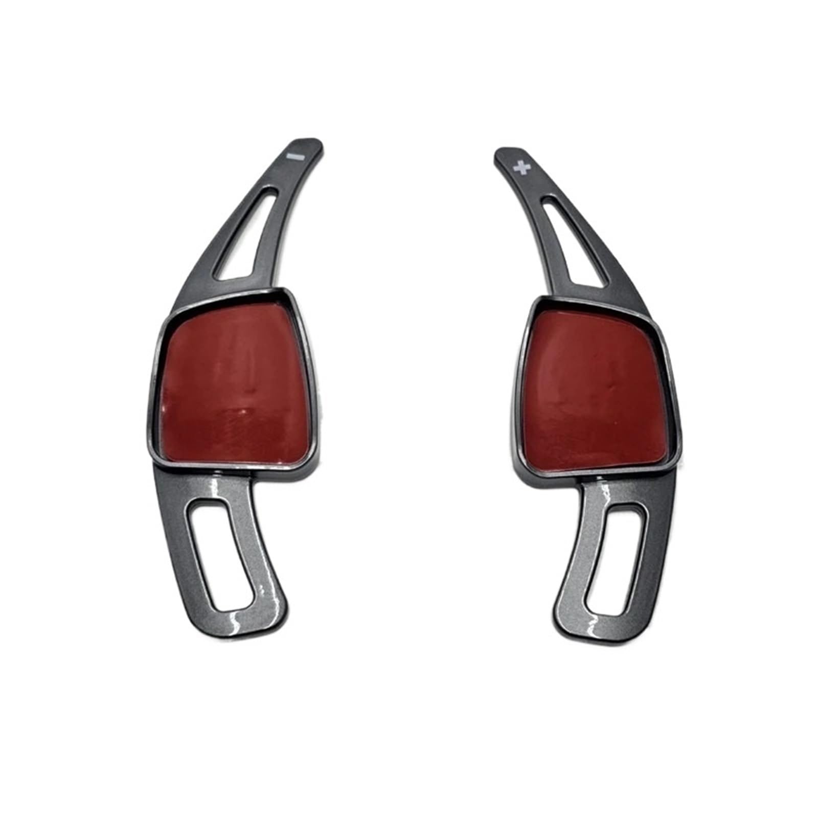 YAKISA Paddles Shift for A3 for A4 for A5 S3 S4 S5 SQ5 SQ7 Q2 for Q3 for Q5 for Q7 TT for TTS Car Steering Wheel Shift Paddle Shifter ABS Carbon Paddle Shifter(Grey)
