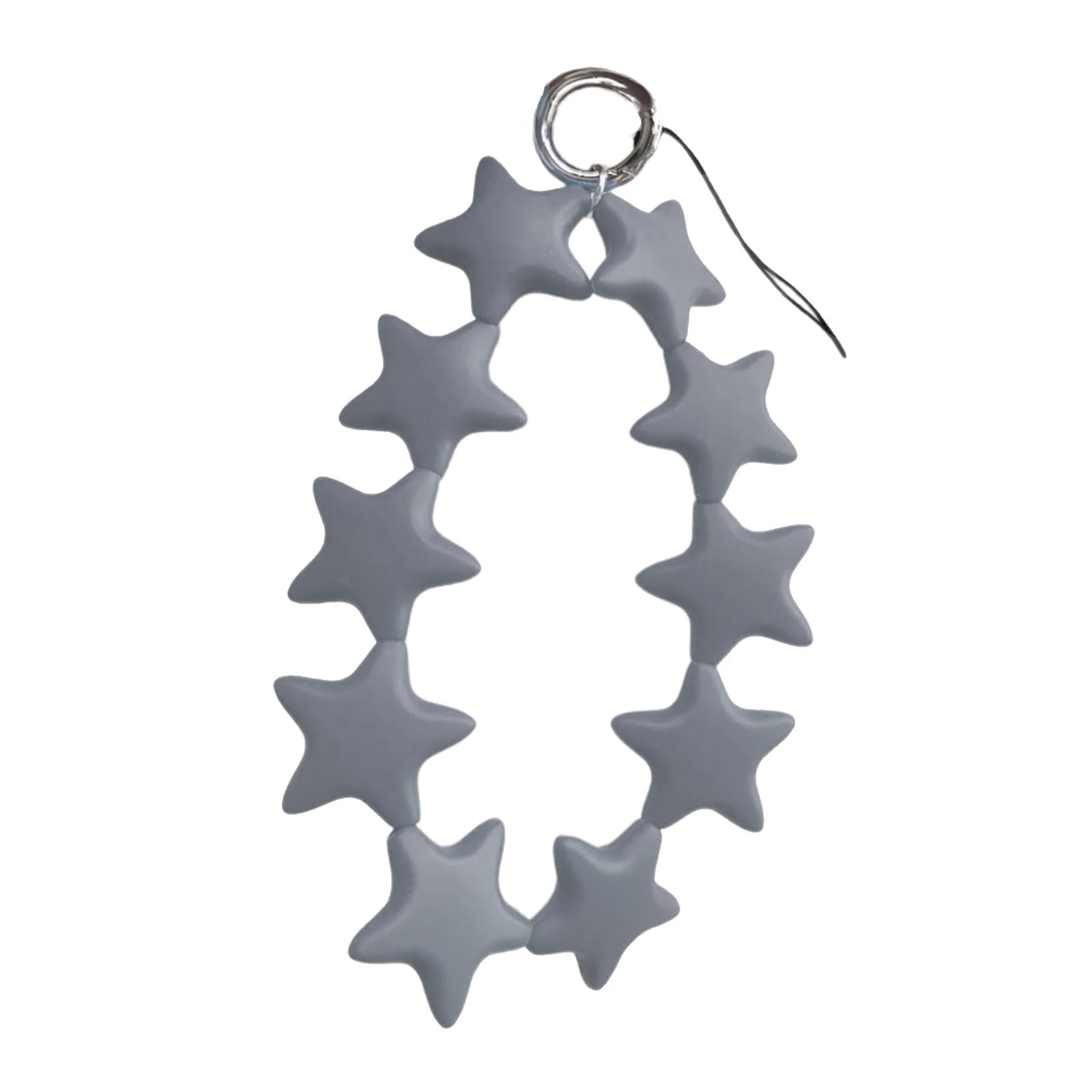 Silicone Star Hanging Rings Portable Silicone Star Hanging Accessories Pendant in Any Room Versatile