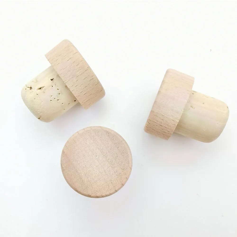 Tapones de corcho de vino de madera personalizados, tapón de corcho personalizado, ideas de fiesta de boda, recuerdos de agradecimiento para invitados, tapones de vino para boda (100 unidades)