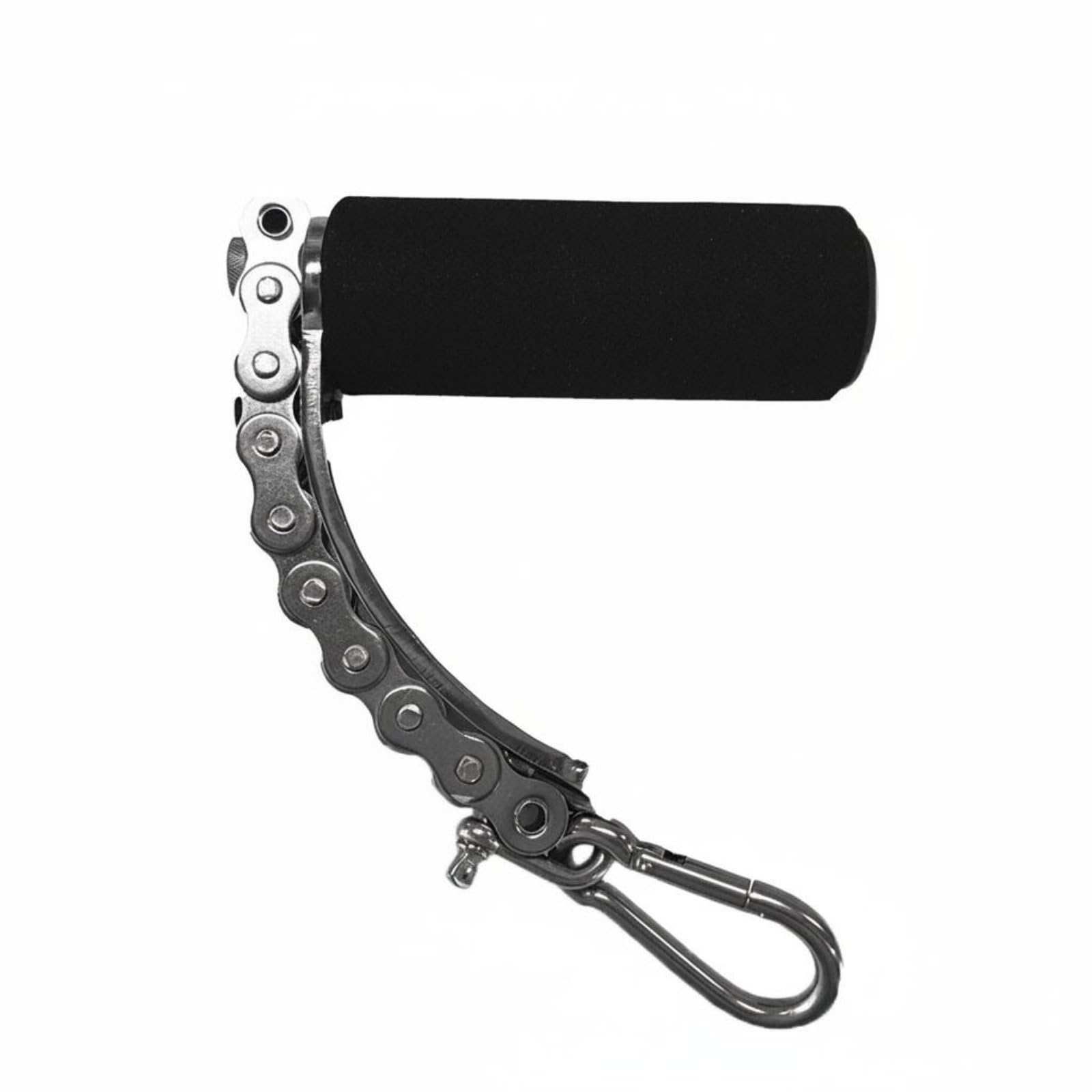 Ejercitador de Muñeca Entrenador de Antebrazo Rodillo de Muñeca Dispositivo de Agarre Metal Pesado con Empuñadura Cómoda para Control Adecuado para