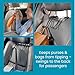 High Road Unbreakable Car Bag Hooks - Large, Solid Metal Car Seat Hooks for Purse, Backpack, Coats, Hats and Heavy Bags up to 40 lbs - Secure Attachment Fits All Metal Headrest Posts, 2-Pack