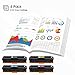 410A 410X CF410A Toner Cartridge 4 Pack Compatible Replacement for HP 410A CF411A CF412A cf413A Pro MFP M477fnw M452dn M477fdw M477fdn M452nw M452dw M452 M477 Printer Ink |Black Cyan Yellow Magenta|