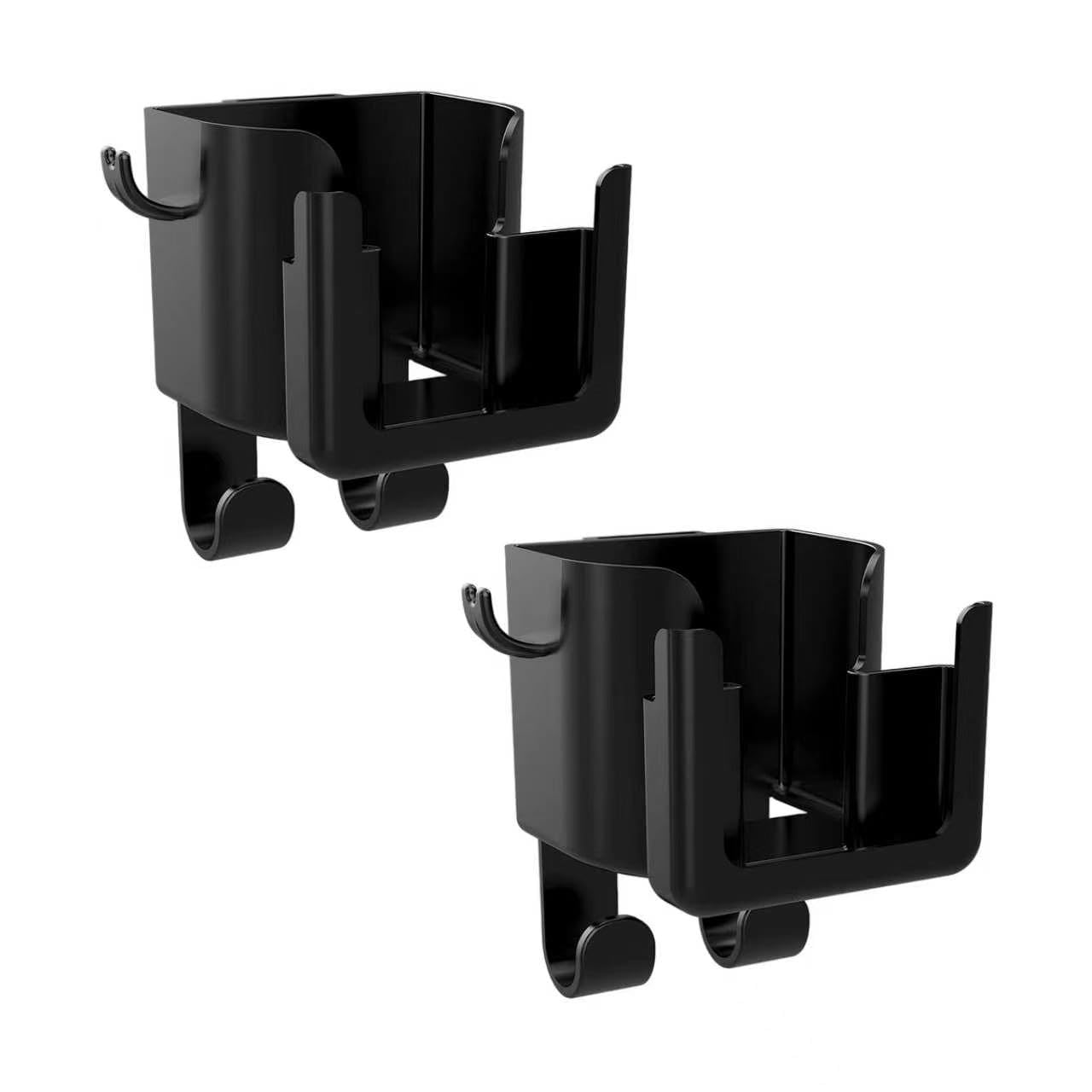 Photo 1 of [PARTIAL SET: 1PC] Heyzidu 2 PCS Headrest Back Seat Car Cups Holders, 4-in-1 Multifunctional Car Back Seat Phone Holder with Hook, Hanging Auto Headrest Cup Holder Hook, Universal for Sedans, SUVs, Trucks (Black)