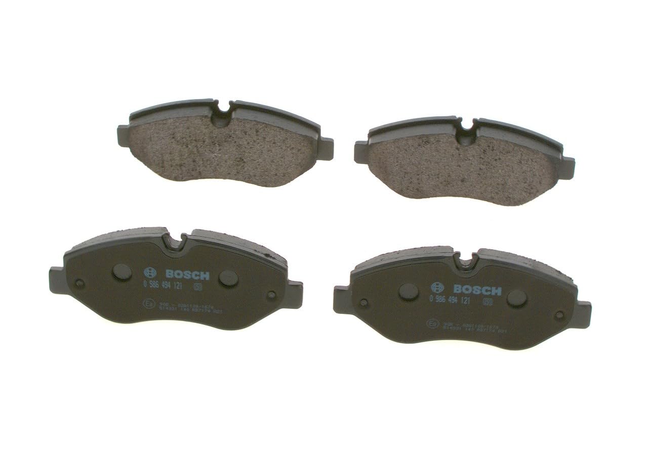 Bosch BP1031 - Plaquettes de Frein Avant pour Voiture - Jeu de 4 | Qualité Bosch - Réduction du Bruit et de la Poussière - Certifié ECE-R90 - Sans Cuivre - Avec Accessoires
