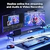 XIIXMASK Video Capture Card, Audio Video Capture Card, USB 3.0 Capture Card 4K HDMI Loop-Out, 1080P 60FPS/2K 30FPS Video Game Capture for Streaming Works for PS5/Switch/Camera/PC/OBS(Black)
