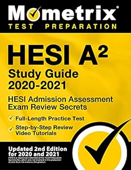 Paperback HESI A2 Study Guide 2020-2021 - HESI Admission Assessment Exam Review Secrets, Full-Length Practice Test, Step-by-Step Review Video Tutorials [Updated 2nd Edition for 2020 and 2021] Book
