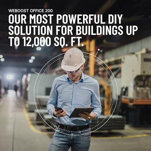 Image of weBoost for Business Office 200 (50 Ohm) Cell Phone Signal Booster | 5G /4G LTE | 72 dB | DIY | All U.S Carriers - Verizon, AT&T, T-Mobile & more | Up to 12,000 sq ft | FCC Approved | 472047