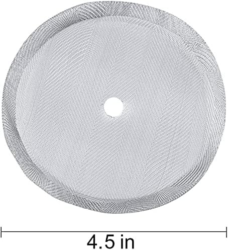 Miniatura 3 de Secura Pantallas de repuesto para prensa francesa, filtro de malla reutilizable de acero inoxidable para 50 onzas, 1.5 litros, prensa de café de 12