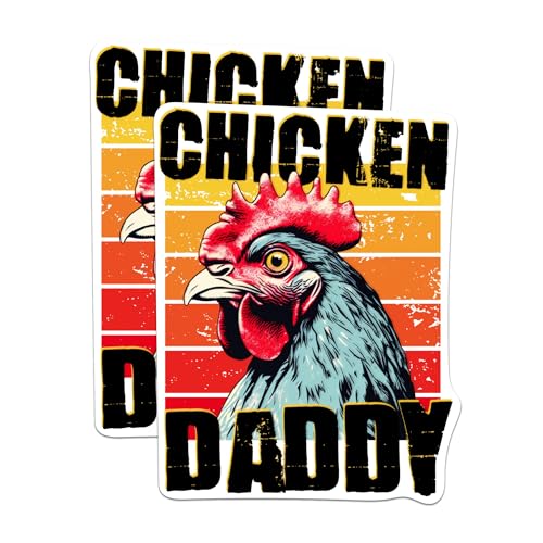Pack de 2 imanes decorativos Chicken Daddy de 5 pulgadas miniatura 1