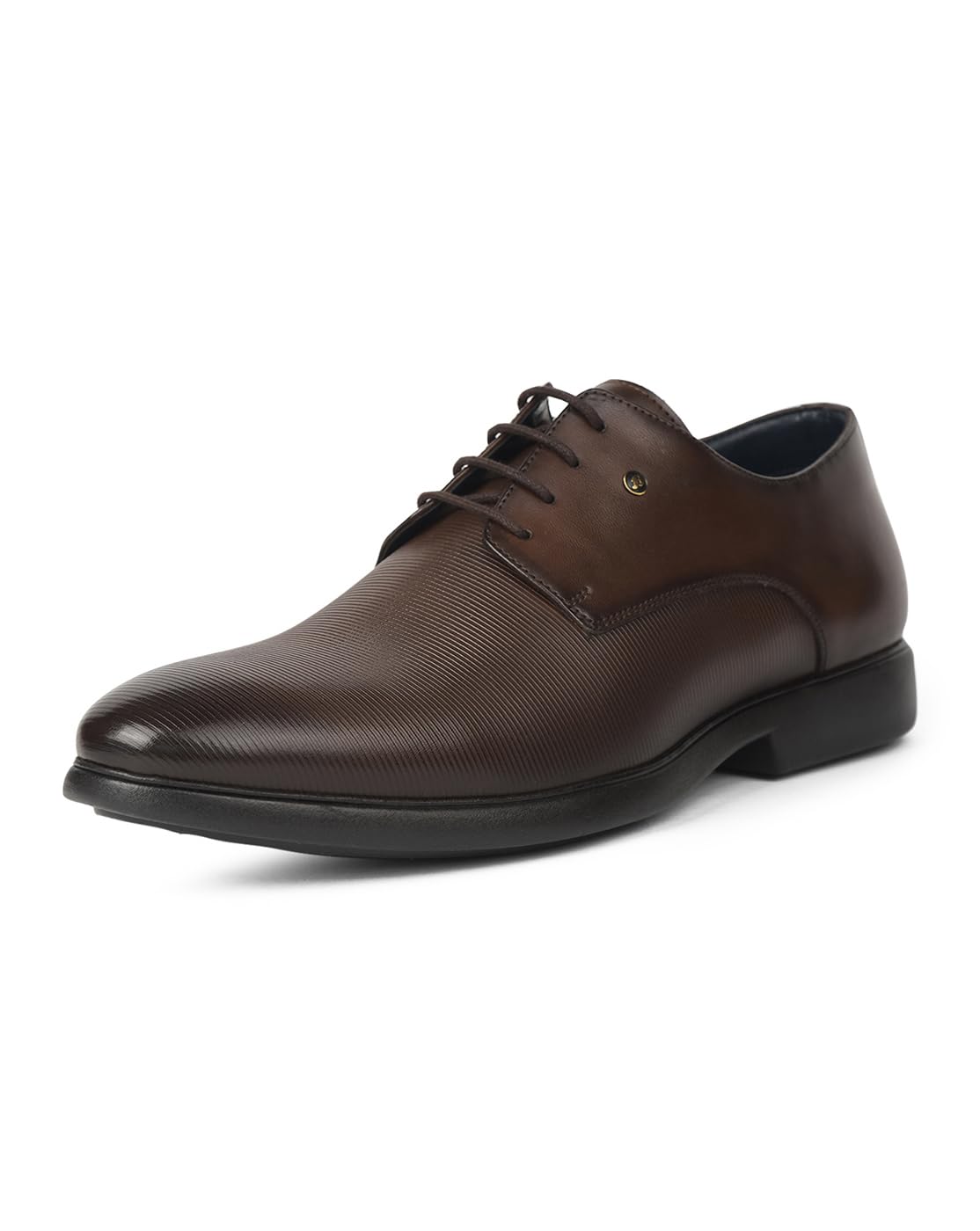 bata Thomas Derby, Men's Dark Brown Formal Derby Shoes-picture-34