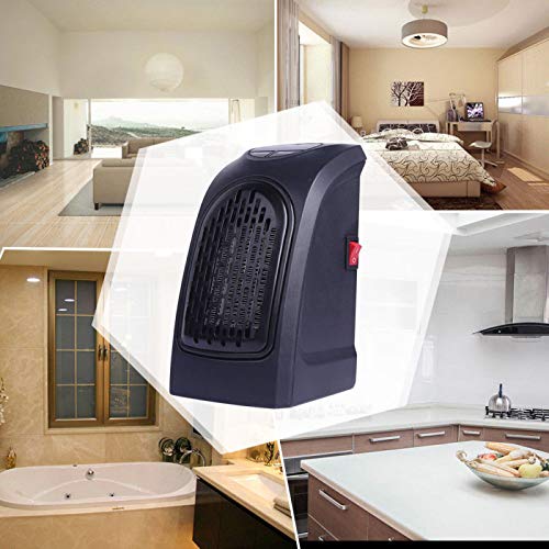 Mini radiateur soufflant portable MASO chauffage d'appoint LCD prise UE 400W - 7