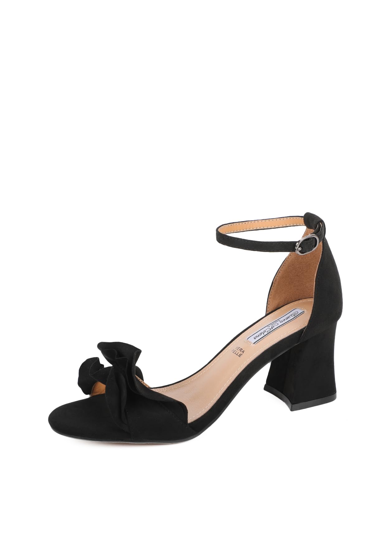QUEEN HELENA Sandali con Tacco Basso con Cinturino Casual Donna ZM9629