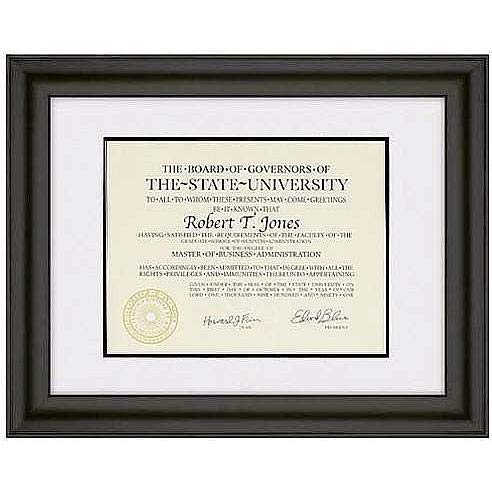 Gallery Solutions(r) Nielsen Bainbridge Black ArtCare 13-8.5x11